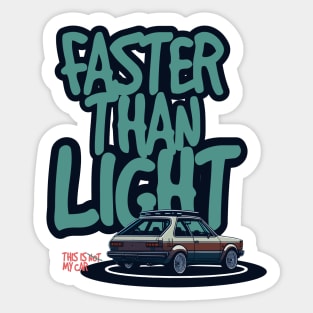 Fast AF, Swag AF Sticker